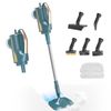 YOPOWER Steam Mop Cleaner 6-in-1 Floor Steamer, Green