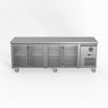 Fed-x Four Glass Door Bench Fridge  - Under Bench Fridges (xub7c22g4v)