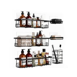 Artiss Shower Caddy Metal Bathroom Organiser Rust Resistant 6 Pack