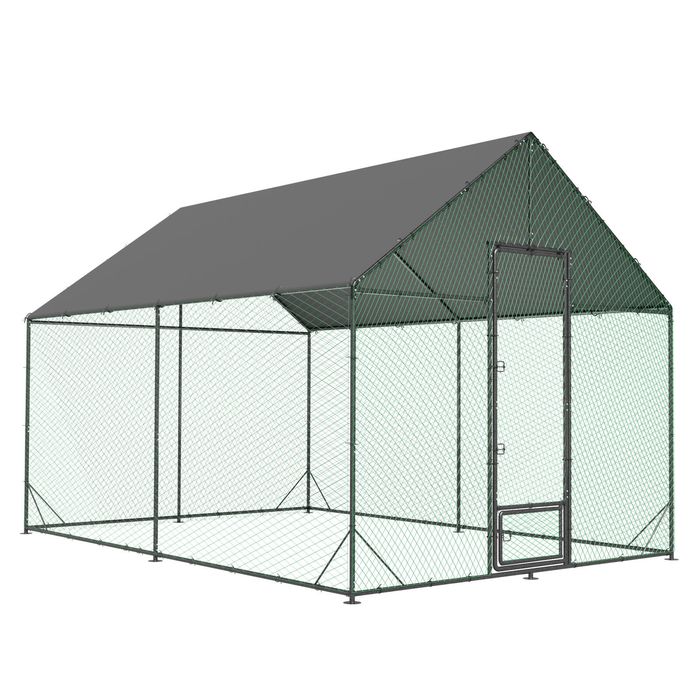 BingoPaw Walk-in Chicken Coop Run Cage Rabbit Hutch 300x405x276cm