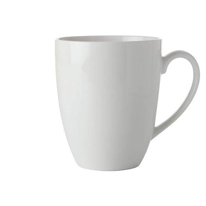 Maxwell & Williams 390cml White Basics Durable Porcelain Coupe Mug - White