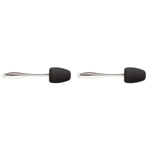 2PK Dexas Gadget Silicone 29cm Spoonula Cooking Utensil - Black