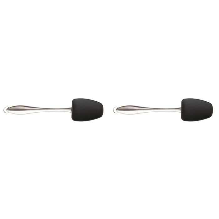 2PK Dexas Gadget Silicone 29cm Spoonula Cooking Utensil - Black