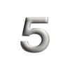 Sandleford 50mm Stainless Steel Self Adhesive Numeral 5