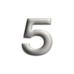 Sandleford 50mm Stainless Steel Self Adhesive Numeral 5