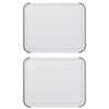 2PK Kitchen Aid Reversible Chopping Board W/ Perimeter Trench Small 20x25cm