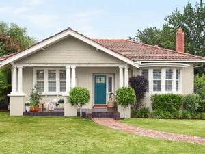 Front facade of a house.