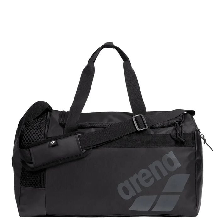 Arena All Set Duffle  40L Sports Gym Travel Aquabreathe Water-Repellent in Black