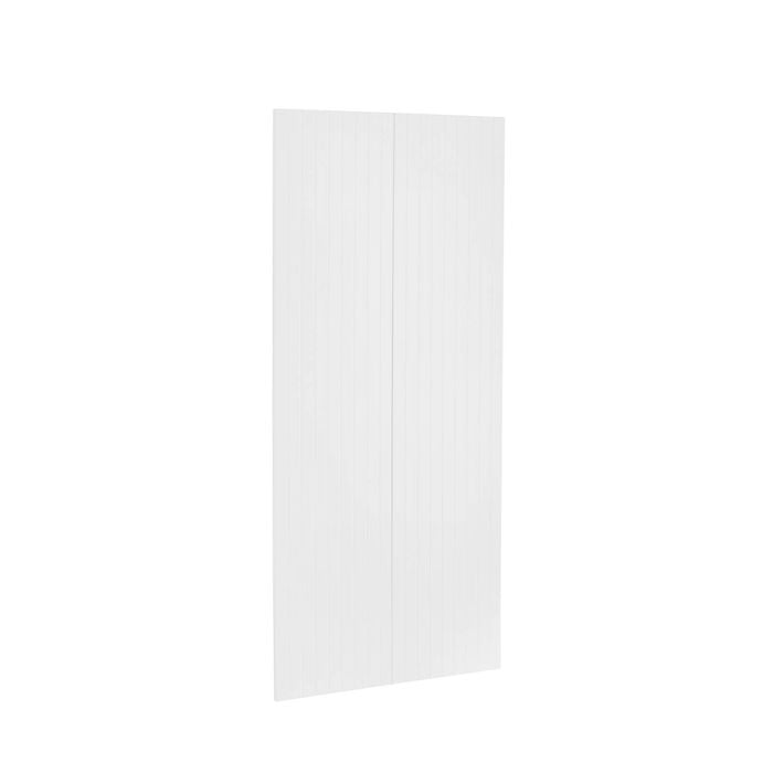 Kaboodle 900mm Macaroon V-Groove Pantry Doors - 2 Pack