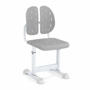 Costway Children Study Chair Kids Desk Chair Computer Chair Gift Grey