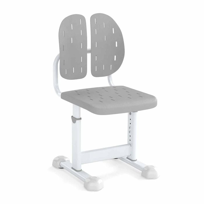 Costway Children Study Chair Kids Desk Chair Computer Chair Gift Grey