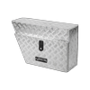 Rhino 700 x 430 x 250mm Aluminium Checkerplate Left Hand Undertray Toolbox