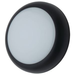 Arlec 14W Black CCT LED Dorset Round Bunker Light