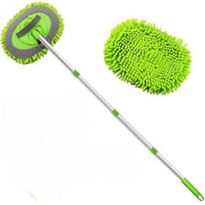 62-Inch Wash Mop with Stainless Steel Handle
