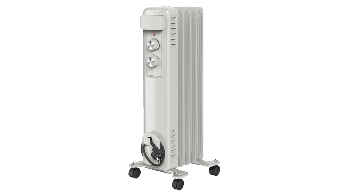  Click 1000W 5 Fin Oil Heater