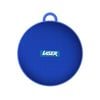 Laser Portable Water-Resistant Bluetooth Speaker with Bonus Bicycle Mount & Carabiner Clip Blue