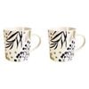 2x Urban Summer Solstice 470ml Ceramic Mug Coffee/Tea Drinkware - Blue/Green