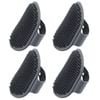4PK Paws & Claws Grooming Mitt Rubber 13.5X10cm Grey