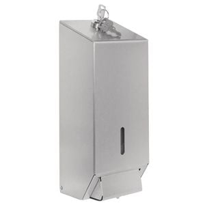 Jantex Soap And Hand Sanitiser Dispenser Stainless Steel 1l Commercial Wall Mounted Hygiene