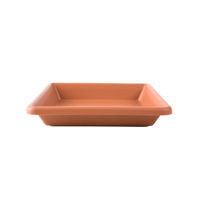 Northcote Pottery 230mm Terracotta Villa Square Plastic Saucer