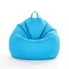 Catzon Bean Bag Chair Cover (No Filler) Linen Washable-SkyBlue(M)