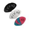 12pc Tribute Guitar Bass Ukulele Strumming Plectrum Picks Medium 0.74mm Assorted