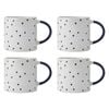 4PK Mikasa Stoneware Coffee Mug Drinkware 390ml -  Spot Pink