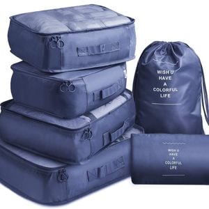 6 Piece Travel Bags Travel Storage Bags Luggage Storage Bags Clothes Packing Bags