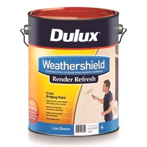 Dulux 10L Exterior Paint Render Refresh Weathershield