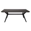 SK Designer Living | Doreen Collection | Rectangular Wood Dining Table | 180cm - Black