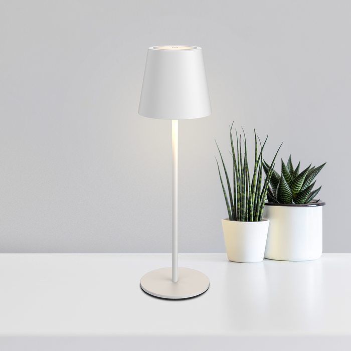 Verve Design Akira LED Portable Desk Lamp - White 