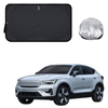 Front Windscreen Sun Shade for Volvo C40 2021 - Current - Standard 150 x 85 cm - Black