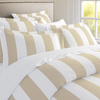 Oxford Stripe Quilt Cover set Single