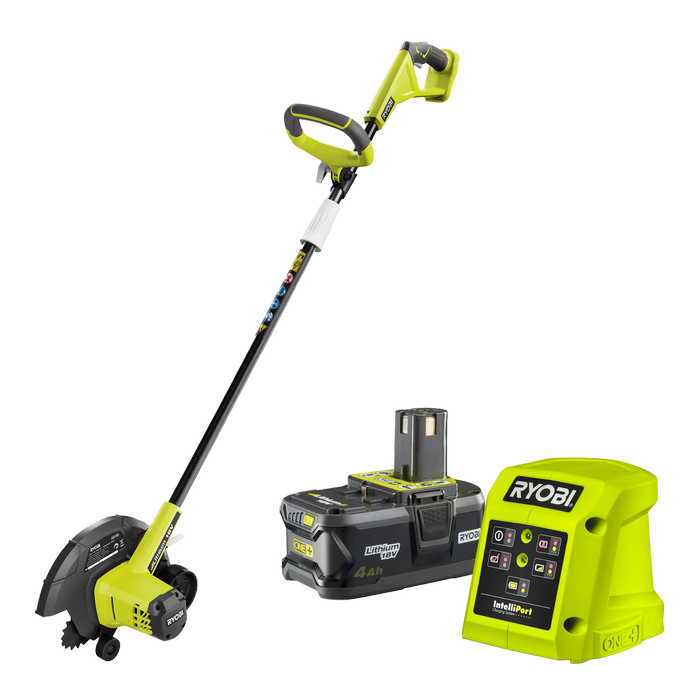 Ryobi One+ 18V 4.0Ah 220mm Cordless Edger Kit RED1850LI40 - Bunnings ...