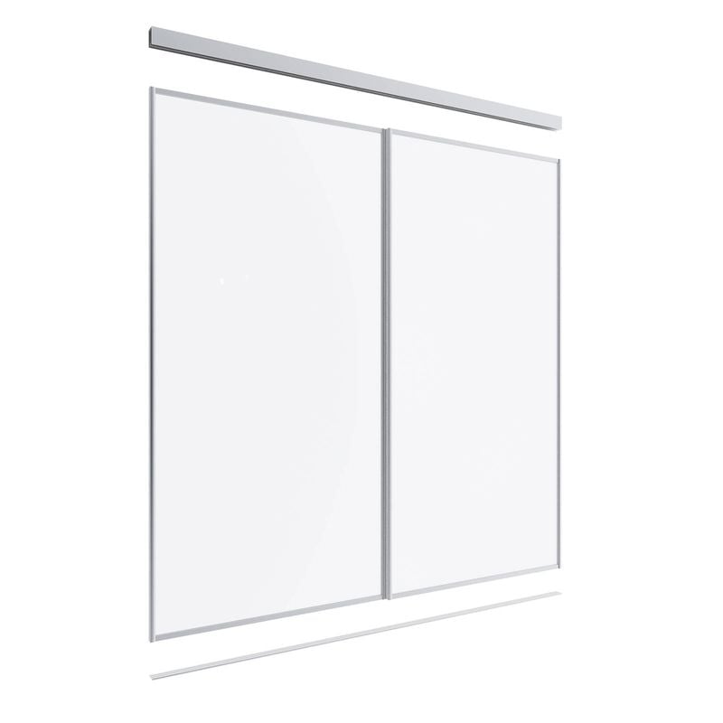 Lugna 2400 x 1801 - 2400mm 2 Door Glass Opti-Panel Package