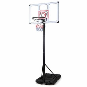 Costway Portable Basketball Hoop 125-305cm Goal System Fillable Storage