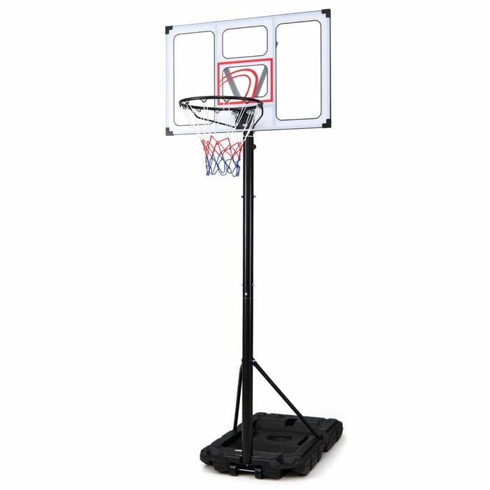 Costway Portable Basketball Hoop 125-305cm Goal System Fillable Storage