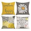 Catzon 4 Pcs Sunflower Throw Pillow Covers Summer Porch Home Decor 40X40cm-Set 6