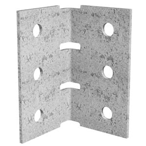 Dunnings 60 x 60 x 105mm M10 Galvanised Angle Bracket