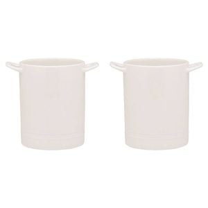 2PK Ecology Signature Porcelain Kitchen Utensil Holder 16.5cm