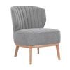 Clive Occasional Fabric Chair Grey