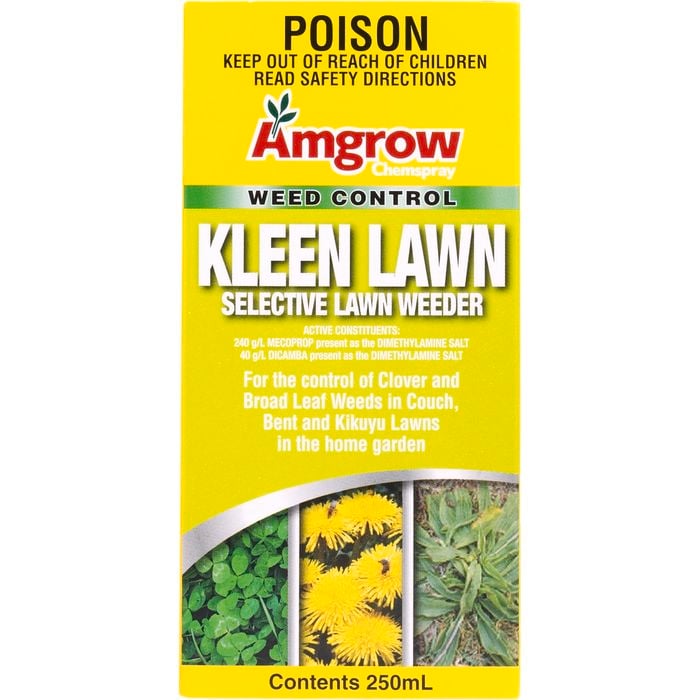 Amgrow 250ml Kleen Lawn Selective Herbicide