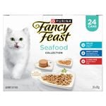 Fancy Feast 85g Seafood Collection Wet Cat Food - 24 Pack