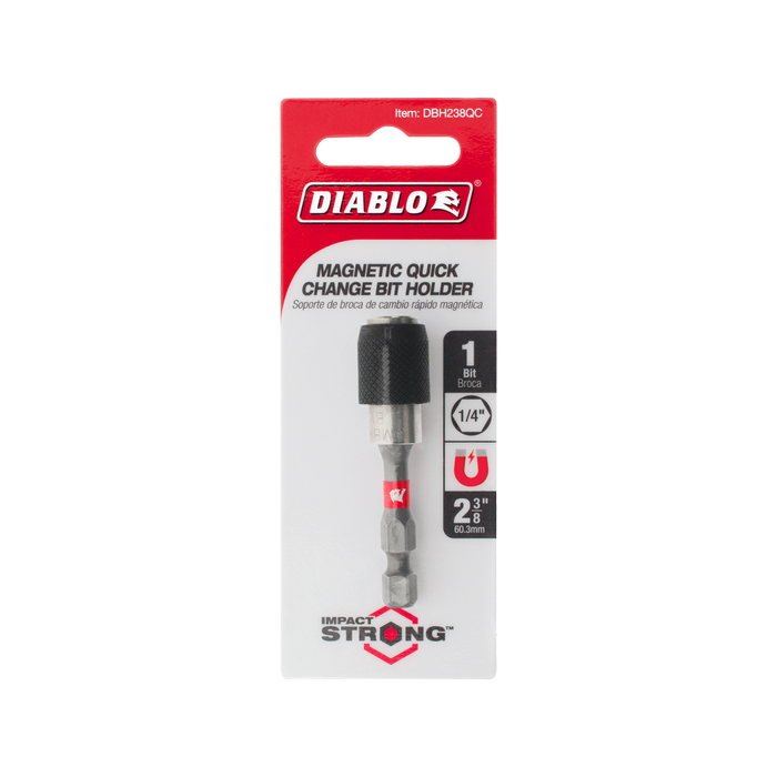 Diablo 60mm 1/4 Hex Magnetic Quick Change Bit Holder