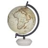 Amalfi Miles Globe Sculpture White Marble & White 25.4x25.4x31cm
