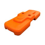 RapidMesh 220 x 95 x 600mm Orange Temporary Fence Pool Block