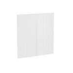 Kaboodle Macaroon V-Groove Corner Base Cabinet Doors - 2 Pack