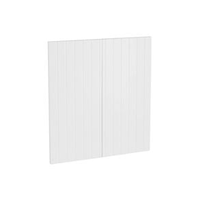 Kaboodle Macaroon V-Groove Corner Base Cabinet Doors - 2 Pack