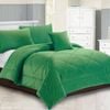 Georges Fine Linens Carrington Quilt / Comforter Set Green Double