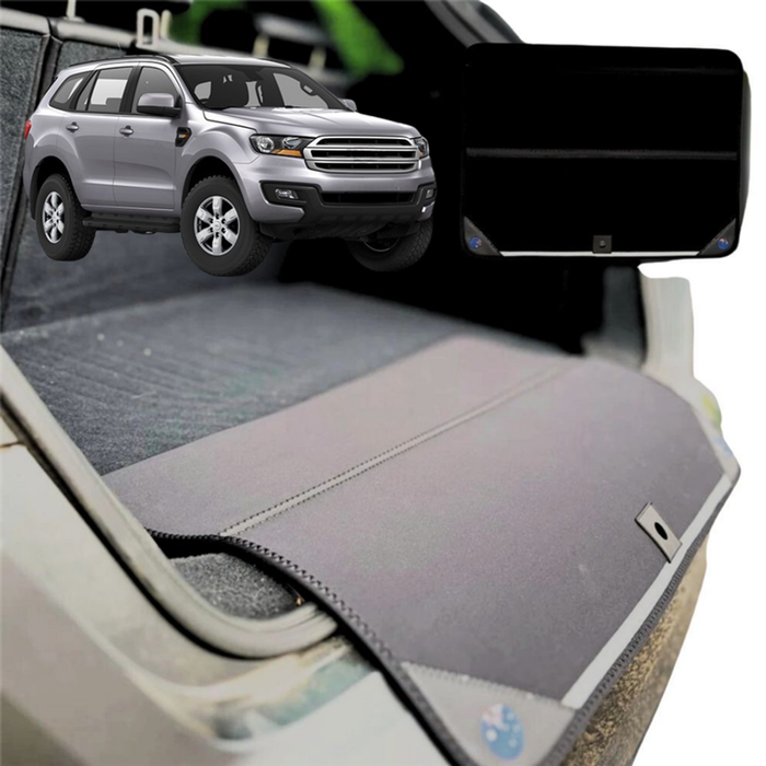 Rear Cargo Boot Bumper Protector for Ford Everest 2015 - 2021 UA - XL (98 x 55) - Black